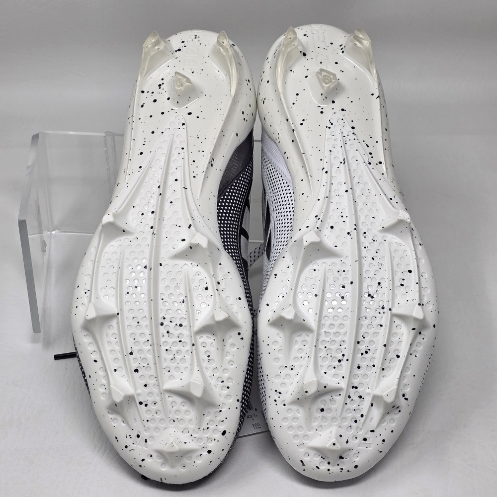 Adidas Adizero Electric Men Size 12 Cleats Snack Attack White Black IE4401 New - Picture 8 of 11
